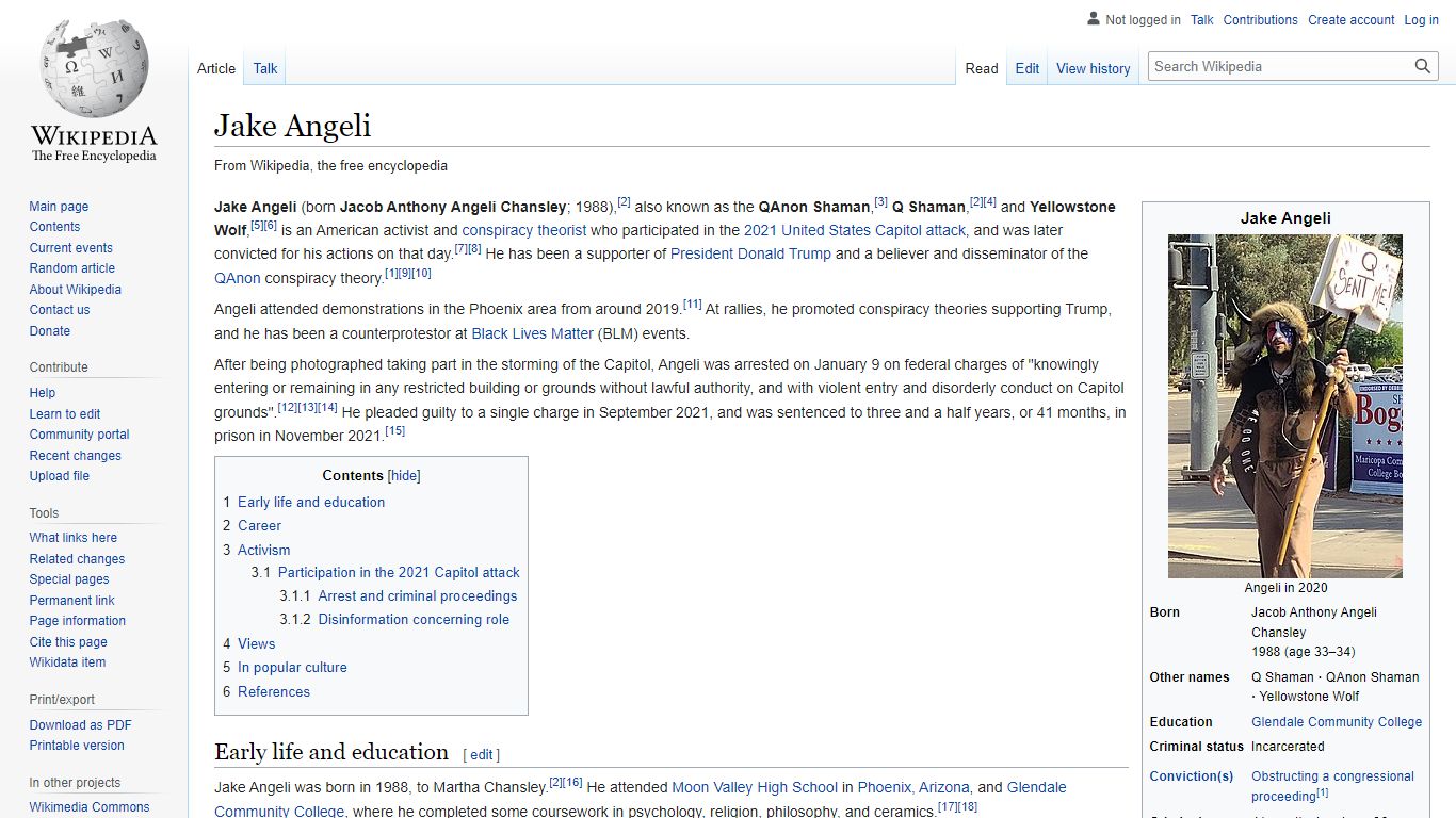 Jake Angeli - Wikipedia